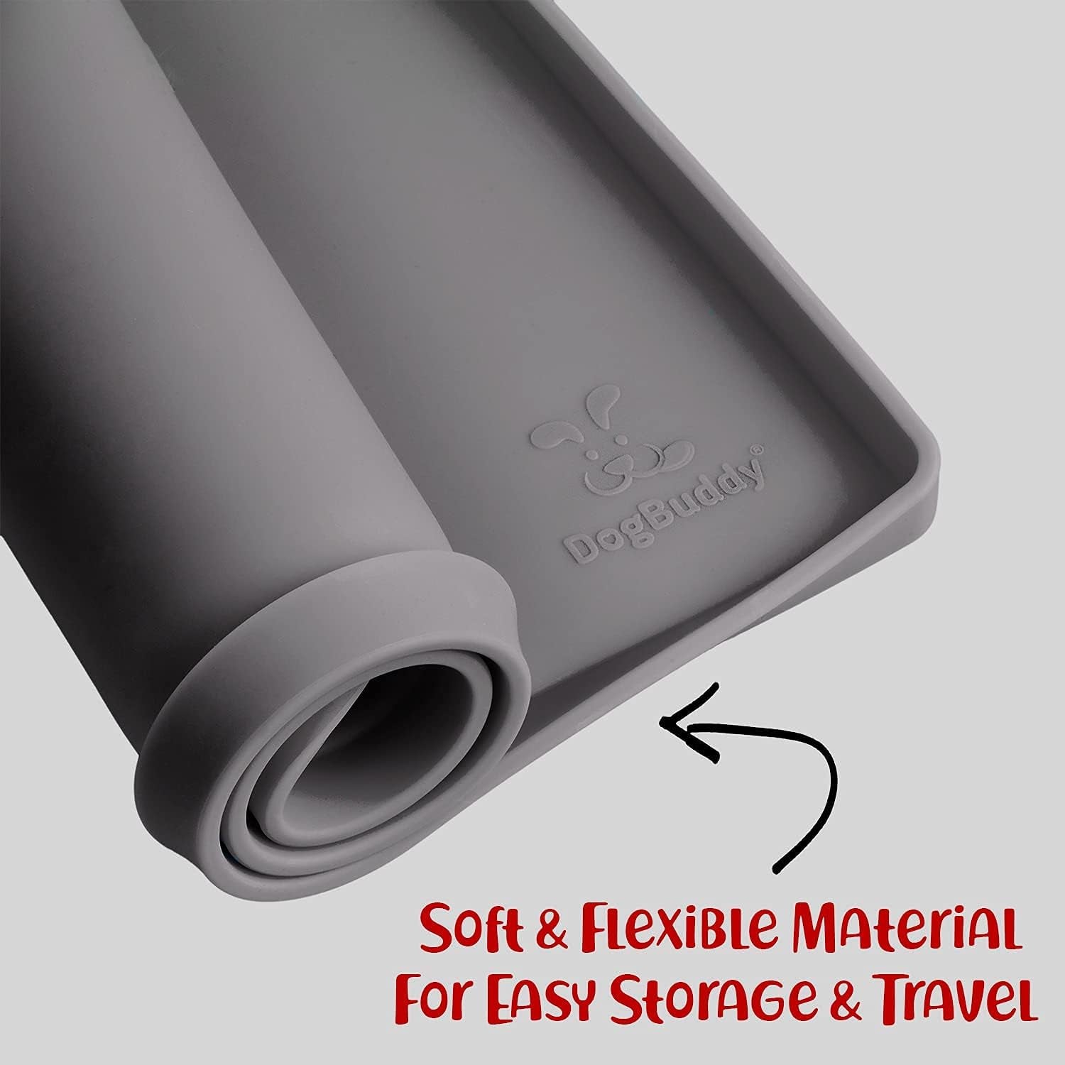 Dog Food Mat – Waterproof & Nonslip Pet Feeding Mat for Dogs & Puppies | Protects Floors from Spills, Easy to Clean, BPA-Free Silicone | Puppy Supplies