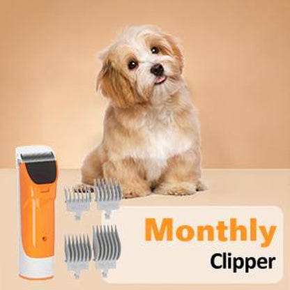 AWING Grooming Vacuum – 5-in-1 Dog & Cat Grooming Kit with Vacuum Suction | Low-Noise Pet Groomer with Clippers, Brushes, Nozzle, 2L Dust Cup & 4 Clipping Combs